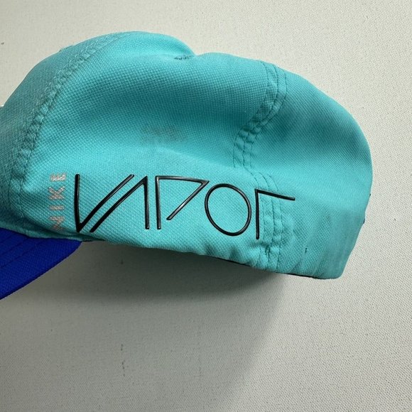 Nike Golf Vapor RZN Flatbill Tour Fitted Cap Hat 639666-010 Teal Flex-Fit M/L - Picture 5 of 8